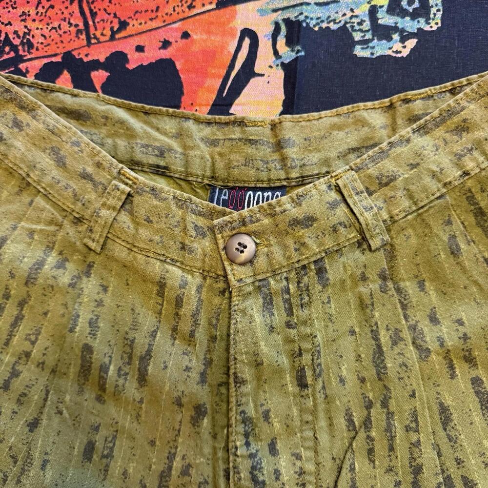 Vintage NWT 80s RARE Leggoons Camo Shorts Mens Military Deadstock Size 24 8”‎ IS - Picture 3 of 6
